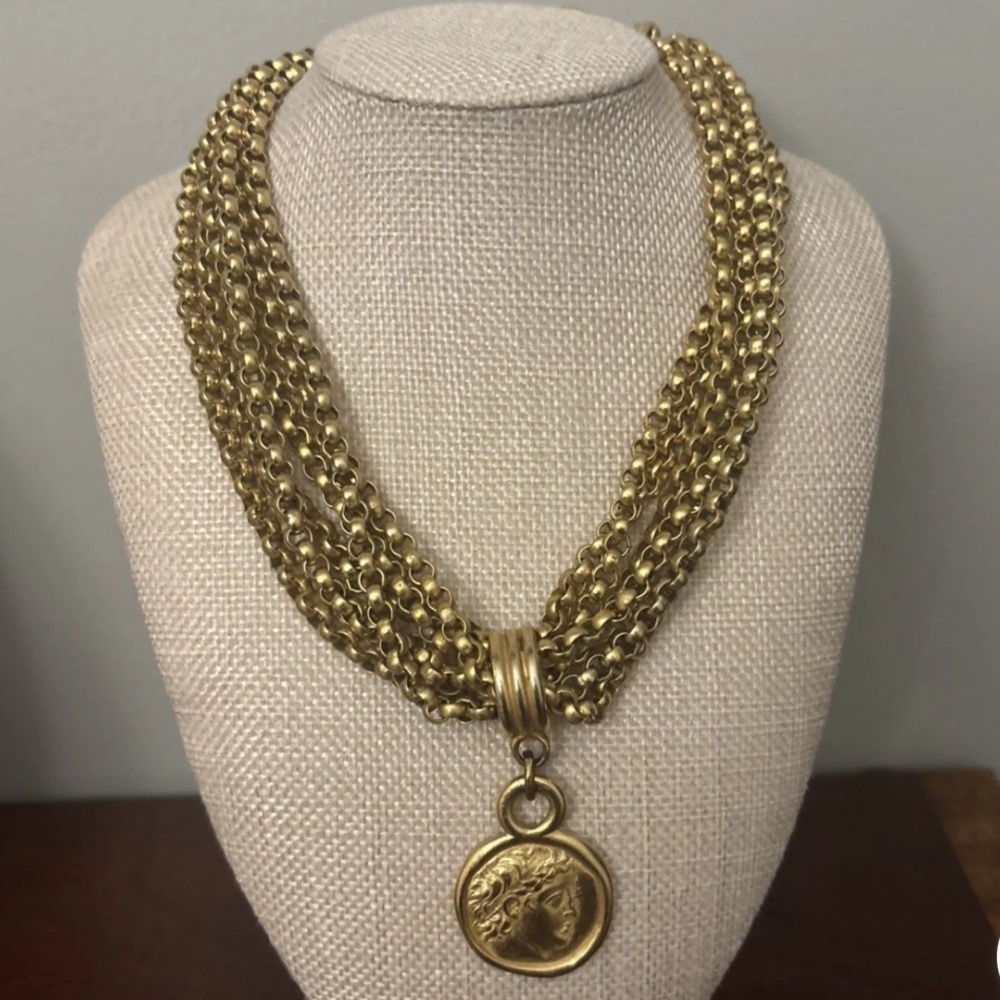 Vintage Carolee Coin Necklace